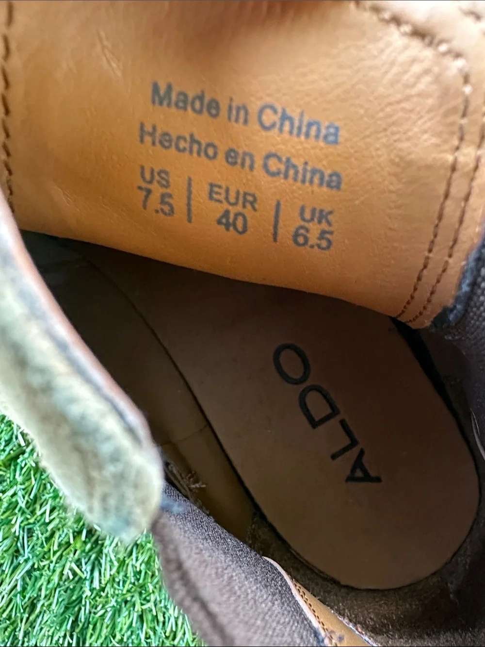 Aldo Tan Suede Chukka Boots